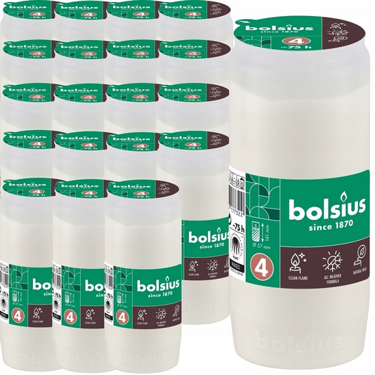 Olejové náplne Bolsius Compo RC4 - celoročné, 75 hodín horenia, 20 kusov